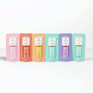 Custom 3-Side Seal Aluminum Foil Pouch Mylar Bag for Cosmetic Samples Mini Facial Cream <b>Sachet</b> Plastic Bags for Packaging - Product Image 2