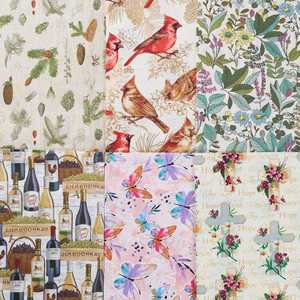 Chất Lượng Cao Kỹ Thuật Số Vải Hoa In 100% Đồng Bằng Vải Vải Cho Túi Làm Poplin Dệt May Nhà Vải May Mặc - Product Image 1