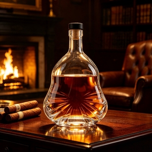 Botella Vacía de Vidrio <span class=keywords><strong>Azul</strong></span> Antiguo con Forma de <span class=keywords><strong>Calavera</strong></span> de 250 ml para <span class=keywords><strong>Vodka</strong></span>, Whisky, Brandy, Ginebra, Ron, Tequila, Licores y Bebidas Espirituosas con Tapón de Corcho - Product Image 6