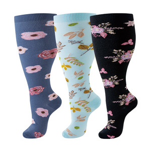 패션 여성용 니하이 양말 부드럽고 통기성 좋은 얇은 캐주얼 자수 여름 도매 - Product Image 2
