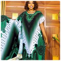 Robes imprimées décontractées, amples, respirantes et tendance pour femmes africaines, grandes tailles, vente en gros