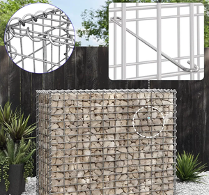 Galvanizli <span class=keywords><strong>Gabion</strong></span> Kutusu <span class=keywords><strong>Gabion</strong></span> Sepeti Taş Kafes İstinat Duvarı Kafesi <span class=keywords><strong>Gabion</strong></span> - Product Image 5
