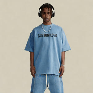 Ropa Casual Urbana Unisex de Verano, Tejido de Punto Sólido 100% Algodón de Alta Calidad, Personalizable - Product Image 1