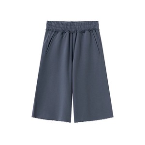 Pantaloncini in French Terry 3/4 di Alta Qualità, Shorts Estivi Casual con Elastico in Vita, Pantaloni Larghi in Cotone per Uomo - Product Image 6