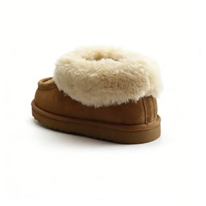 Pantofole da <span class=keywords><strong>Donna</strong></span> Marroni OEM/ODM all'Ingrosso, Fodera in Finta <span class=keywords><strong>Pelliccia</strong></span>, Morbido Rivestimento in Peluche, Suola Antiscivolo, <span class=keywords><strong>Scarpe</strong></span> Invernali da Casa - Product Image 5