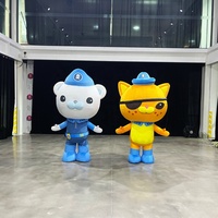 Costume de mascotte gonflable amusant en forme de cœur de dessin animé, en tissu Oxford, pour publicité, costume gonflable ambulant, mascottes gonflables personnalisées