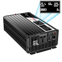 Bộ Biến Tần Sóng Sin Thuần 1500W Thiết Kế Swipower 120V/230V Với Khởi Động Mềm Cho RV Đảo Ngược 12V 220V