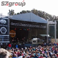 Sistema de Estructura de Techo para Eventos al Aire Libre, Portátil, Plegable, de Aleación de Aluminio, con Sistema de Altavoces Line Array