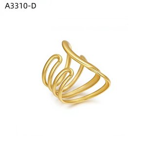 Anillo de Moda Amy Amy A3310 de Acero Inoxidable, Geométrico, Moderno, para Uso Diario, Joyería para Mujer, Regalo - Product Image 4