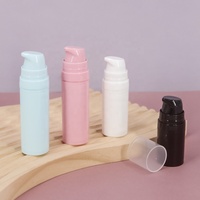 Emballage cosmétique de luxe Conteneur de crème en plastique PET Bouteilles à pompe pour lotion et sérum