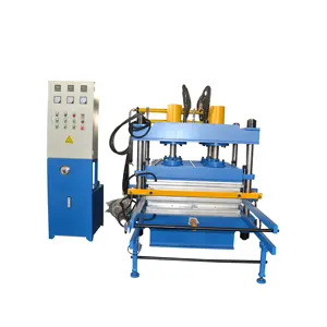 Tapete de borracha para máquina vulcanizadora hidráulica, prensa vulcanizadora de borracha XLB-550x550x4/0.50MN