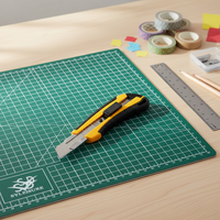 Couteau utilitaire industriel Syleisure, manche en PP recouvert de caoutchouc, petit coupe-papier pour papier peint, directement de l'usine