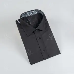 Camisa de manga longa personalizada, fabricante profissional de manga comprida para homens