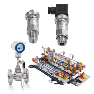 प्रवाह नियंत्रण वाल्व स्केड 4200 वोर्टेक्स फ्लोमीटर और ऑप्टिबार पी 1010 लघु दबाव ट्रांसमीटर - Product Image 1