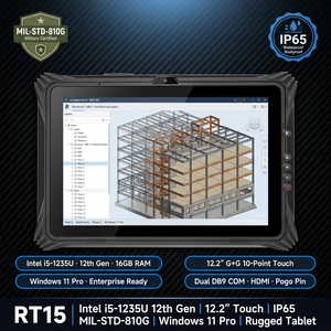 Tableta Robusta Valano RT15 de 12.2 Pulgadas Compatible con Intel I5-1235U de 12.ª Generación, Sistema Operativo <span class=keywords><strong>Windows</strong></span> 11 <span class=keywords><strong>Pro</strong></span>, Certificación IP65 - Product Image 6