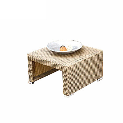 Tavolino in lega di alluminio rinforzata