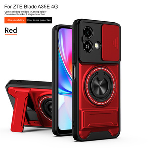 Lichicase 360 °   Funda Protectora para Teléfono con Anillo Giratorio y Protección de Cámara de Cobertura Total para ZTE Axon 60 Blade A35 A55 - Product Image 4
