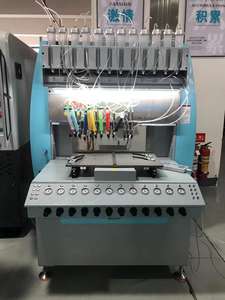 ماكينة تطريز بـ 12 لونًا من مادة الكلوريد متعدد الفينيل من العلامة التجارية Jinyu معدات تصنيع شارات الملابس المطاطية المطرزة بطبعة Tpr والذهب - Product Image 5