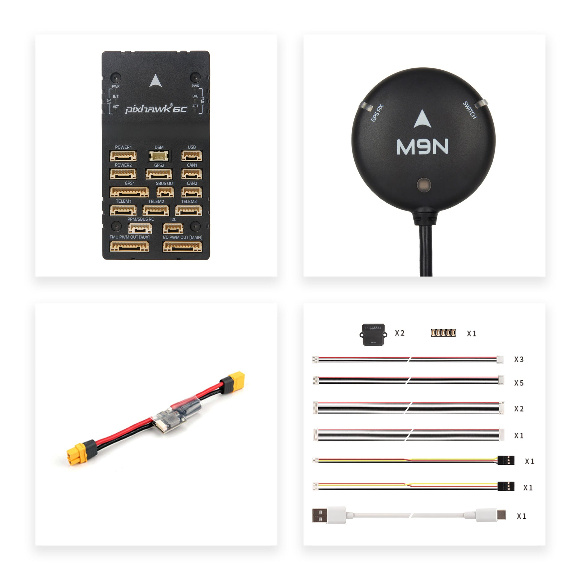 Pixhawk 6C+PM02+M9N