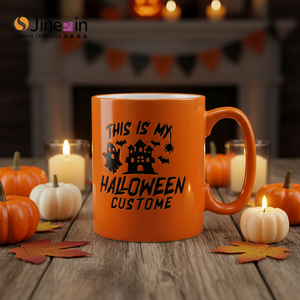 แก้วเซรามิกผนังหนาสำหรับกาแฟนม ลายเซรามิกสั่งทำพิเศษ พร้อมสลักโลโก้ด้วยเลเซอร์ - Product Image 1