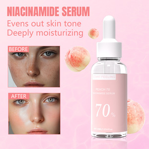 Sérum Visage Bio Naturel à la Pêche et Niacinamide pour Femme – Anti-Âge, Éclaircissant, Réduit les Taches Brunes, Hydratant, Anti-âge - Product Image 6