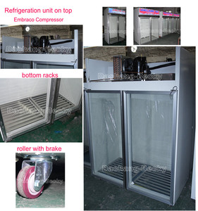<span class=keywords><strong>Congélateur</strong></span> commercial à refroidissement par ventilateur, 2 portes vitrées, vitrine de présentation pour la vente au détail, <span class=keywords><strong>congélateur</strong></span> vertical - Product Image 5