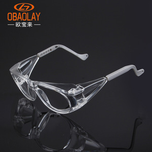 แว่นตานิรภัย OBAOLAY โพลีคาร์บอเนต ป้องกันฝ้า ไร้กรอบ สำหรับงานก่อสร้าง - Product Image 2