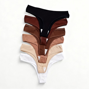 Slip <span class=keywords><strong>Sexy</strong></span> Hipster S-XL per Donna, Confezione da 6, Perizoma Femminile, Intimo Comodo in Cotone, Mutandine Sportive da Donna - Product Image 3