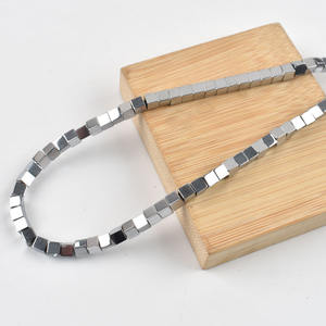 2/3/4Mm Batu Alam Hematite Manik-manik Berlapis Emas Cube Square Bentuk Beads untuk Perhiasan Membuat Diy Gelang Retensi Warna 15Inch - Product Image 5