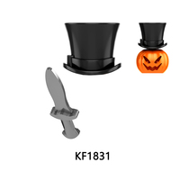 TP1011 KF6173 KF6175 KF6176 Halloween Horreur Chucky Skellington Pennywise Terrifier Mini Figurine de Blocs de Construction en Plastique Jouet Cadeau