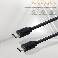 Precio barato personalizado negro niquelado PD 60W Usb 2,0 Cable 1M 1,5 M 2M carga rápida Usb C Cable