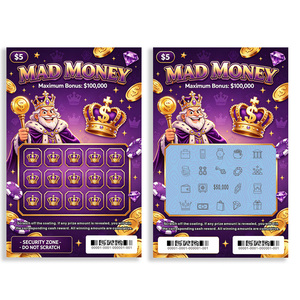 Números de Serie Personalizados para Lotería, Diseño Gratuito, Impresión Digital, Recubrimiento Complejo, Seguridad Multicapa - Product Image 2