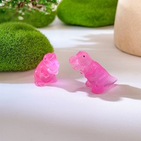 Meilleures ventes : Décoration en résine Dinosaures Kawaii, Ornements animaux en résine, Modèle en résine qui brille dans le noir pour la décoration