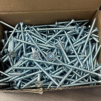 Vis à cloison sèche 35 mm Ph2 à double filetage, zinc électrolytique, noires, pour construction bois, pour marché sud-américain