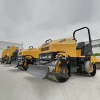 Compacteur léger Shantui SRD03 Mini 3 tonnes à double tambour vibratoire pour la vente