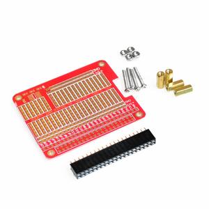 DIY Proto HAT Shield para Raspberry Pi 2 Modelo B / B+ / A+ (Rojo) - Product Image 1