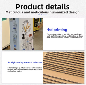 Tùy chỉnh phong cách hiện đại sóng giấy mỹ phẩm Kệ trưng bày siêu thị tầng-đứng kệ trưng bày - Product Image 4