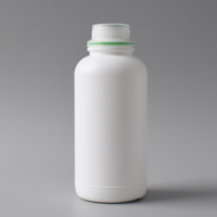 Bouteille en plastique HDPE avec bouchon à vis, scellage par induction, dessus fileté, inviolable, pour produits chimiques agricoles, vente en gros