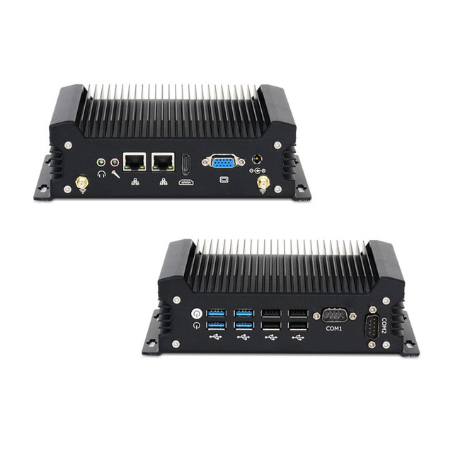 Linkleaps Intel Core Ultra 5 125U Ultra 7 155U with AI NPU 4th to 13th Gen Core I3 I5 I7 Fanless Industrial Mini PC Embedded PC