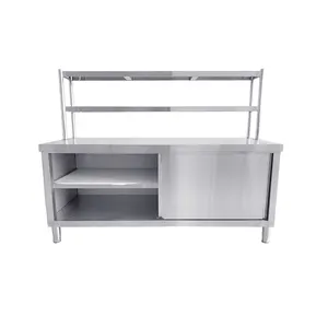 Miglior prezzo prezzo rottami Rack Box tavoli per panifici 304 cucina commerciale in acciaio inox armadio da cucina in acciaio inox 1 pz