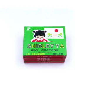 SHIRLEYカラーボックスYA蜜蝋ウォッシャブルクレヨン150ピースアートセットカラーマーキングかわいい形ナチュラル卸売キッズベビー12色