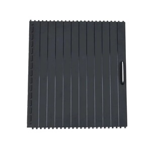 Plaque de tirage pour porte-gobelet Mercedes-Benz 1666805802 Beige Noir Console centrale Matériau ABS - Product Image 3