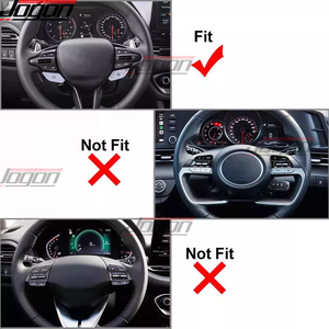 Palancas de cambio de volante de aleació<span class=keywords><strong>n</strong></span> de aluminio para <span class=keywords><strong>Hyundai</strong></span> <span class=keywords><strong>I30</strong></span> <span class=keywords><strong>N</strong></span> I30N Elantra Kona <span class=keywords><strong>Veloster</strong></span> <span class=keywords><strong>N</strong></span> 2021 + embellecedor de cambio de marchas - Product Image 4