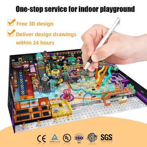 20-100 meter persegi komersial plastik anak Playhouse balita lembut ruang bermain anak-anak Mini dalam ruangan perlengkapan bermain - Product Image 6