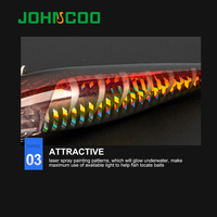 JOHNCOO — appât dur flottant en tungstène pour les ménés, système de poids en plastique, 2020mm, 15g, nouveau, 100