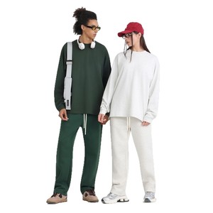 LL275 T-Shirt a Maniche Lunghe in Cotone Pesante 100% 275g, Stile Streetwear, Alta Qualità, Basso MOQ OEM, Personalizzabile - Product Image 4