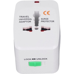 <b>Universal</b> Travel <b>Adapter</b> For Electrical Sockets With Locking Mechanism EUR <b>Plug</b> Type - Product Image 4