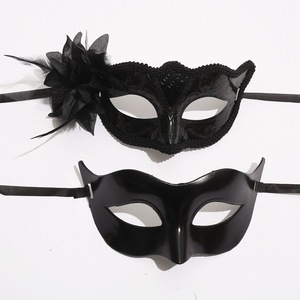 DAMAI Halloween and Christmas Half Face Mask Princess Ball Performance Makeup Venice Lovers Mask Plastic for Masquerade Party - Product Image 5