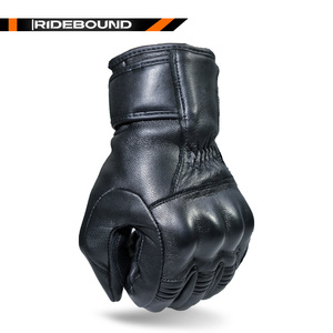 Guantes de Motociclismo Deportivos Transpirables de Cuero con Logotipo Personalizado, Guantes de Motocross para Motociclistas Profesionales - Product Image 3