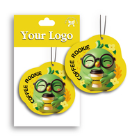 Ensemble de désodorisants avec logo imprimé personnalisé désodorisant initial promotionnel pour voiture pour une utilisation en voiture
